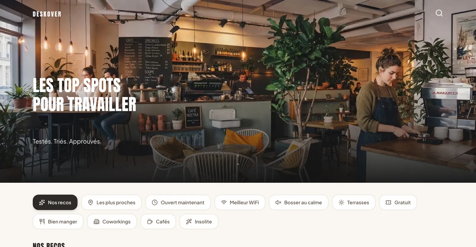 deskover.fr — la plateforme des meilleurs lieux où travailler